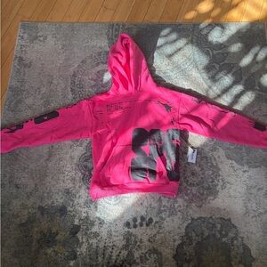 Pink Sp5der Graphic Hoodie